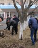 Первый весенний субботник в СКГУ им.М.Козыбаева