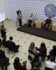 19 октября 2018 г. в СКГУ им.М.Козыбаева побывал директор Научно-исследовательского центра «Молодежь» Талгат Калиев