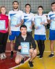 СҚМУ оқытушылары мен қызметкерлері арасында волейбол ойынынан жарыс