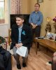 Студенческий актив СКГУ им. М. Козыбаева посетил ветерана ВОВ Хасыма Джунусова
