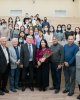 Университет студенттері ҚР Елтаңбасының авторымен кездесті