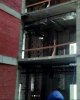 Lecture at the construction site of the educational and laboratory building "Kozybaev University Teaching and Research Center" North Kazakhstan.