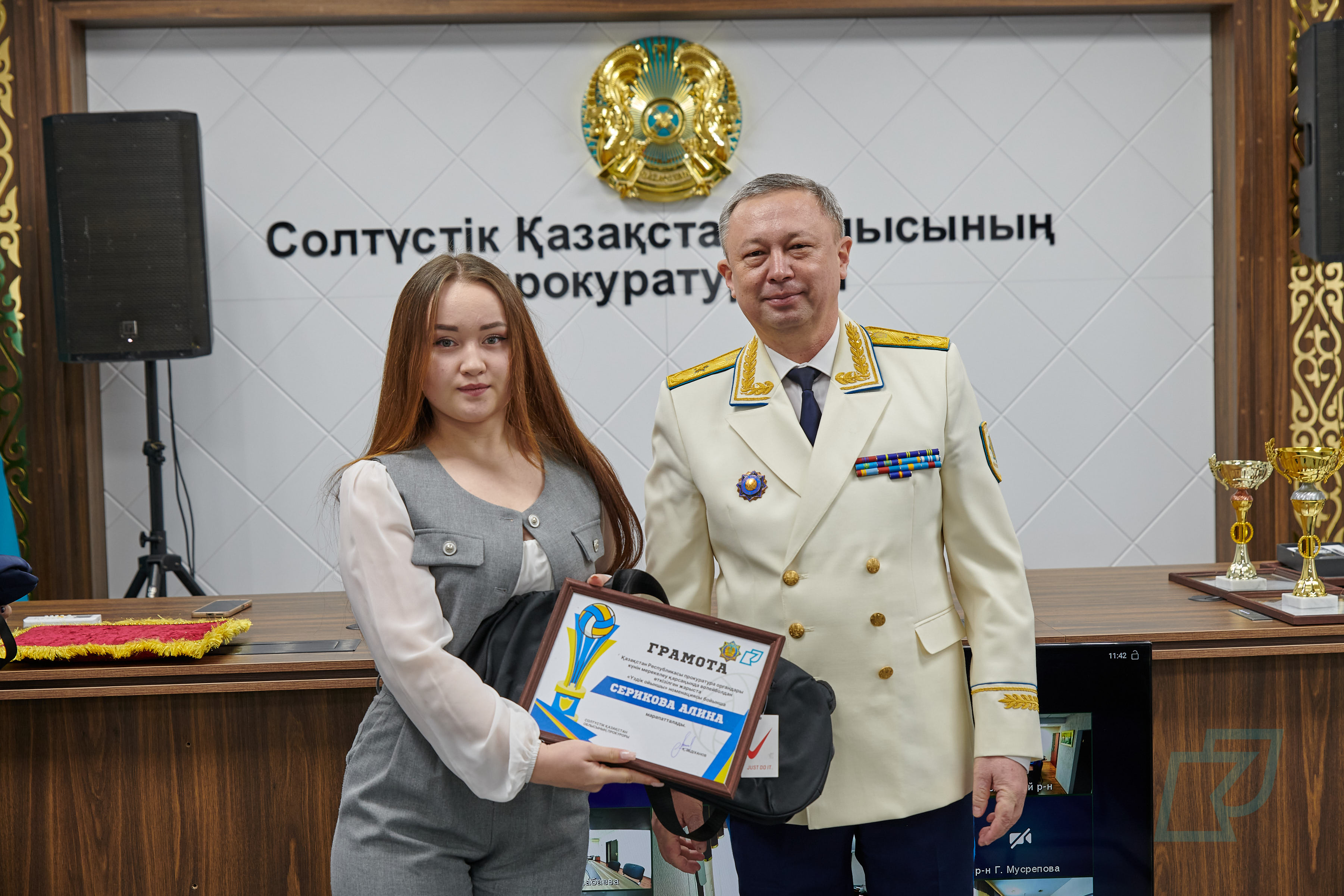 Қозыбаев университеті және СҚО прокуратурасы арасында волейболдан турнир