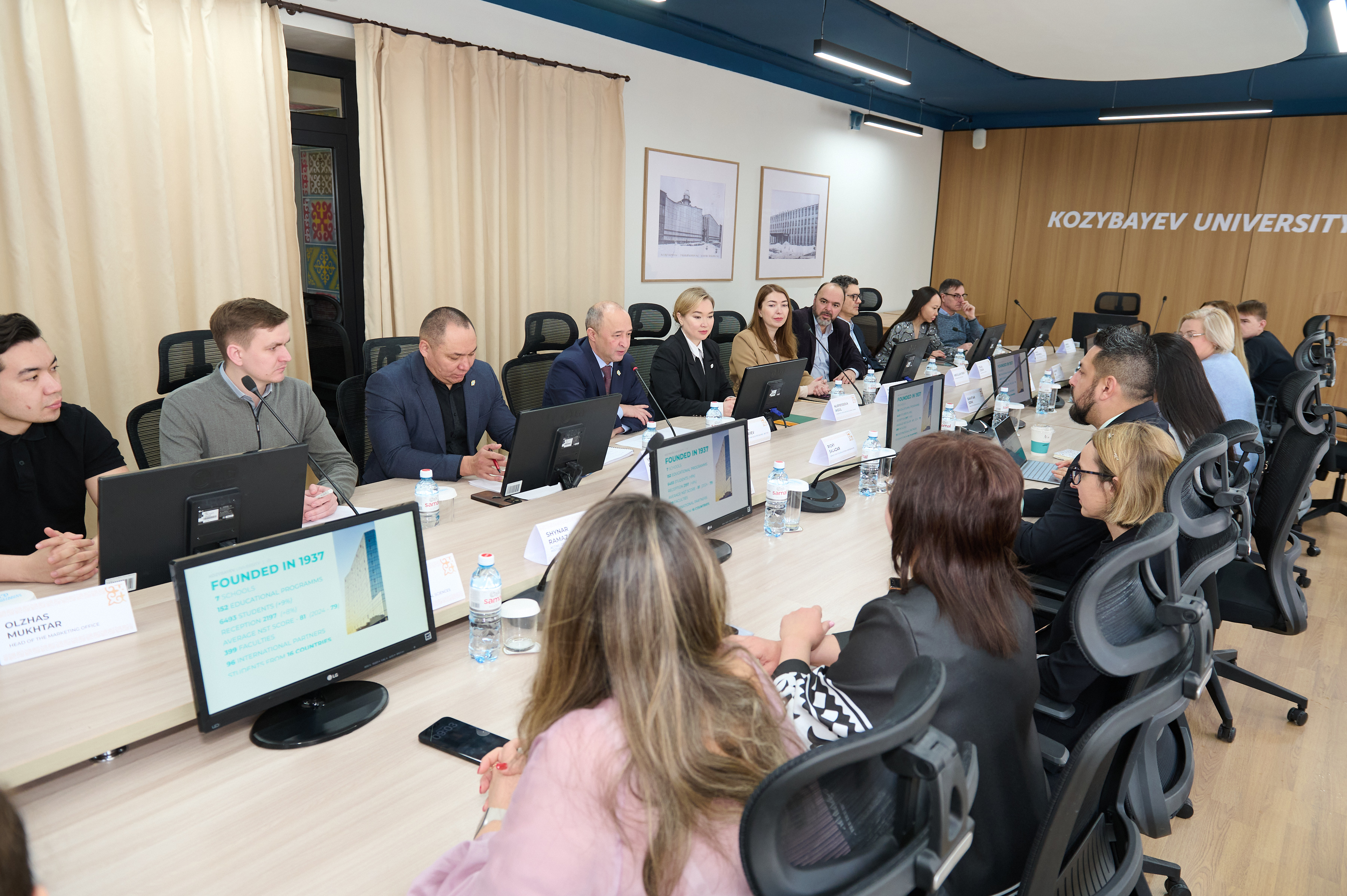 Делегация University of Arizona с рабочим визитом в Kozybayev University