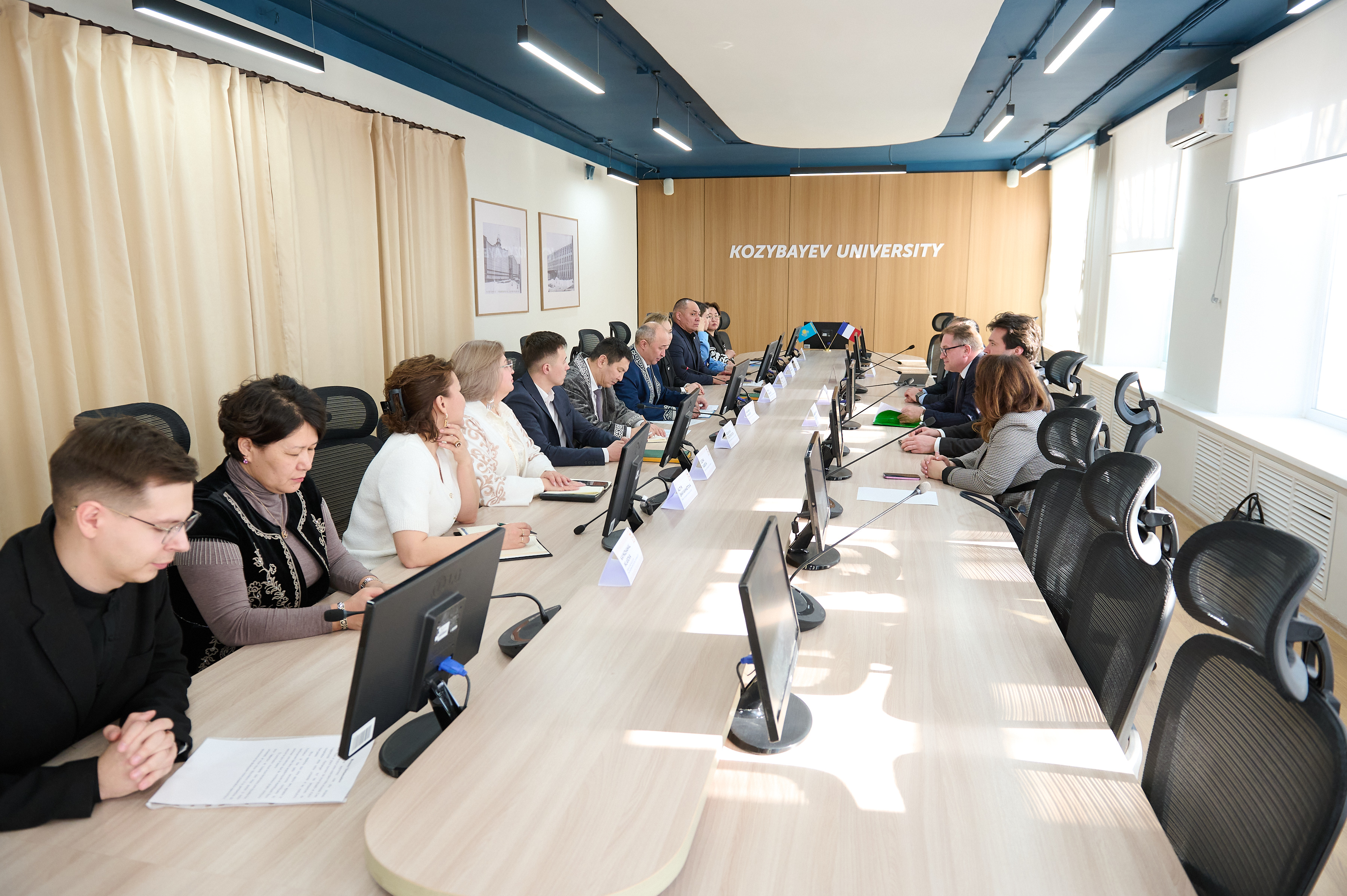 Визит Посла Франции Сильван Гиоге в Kozybayev University
