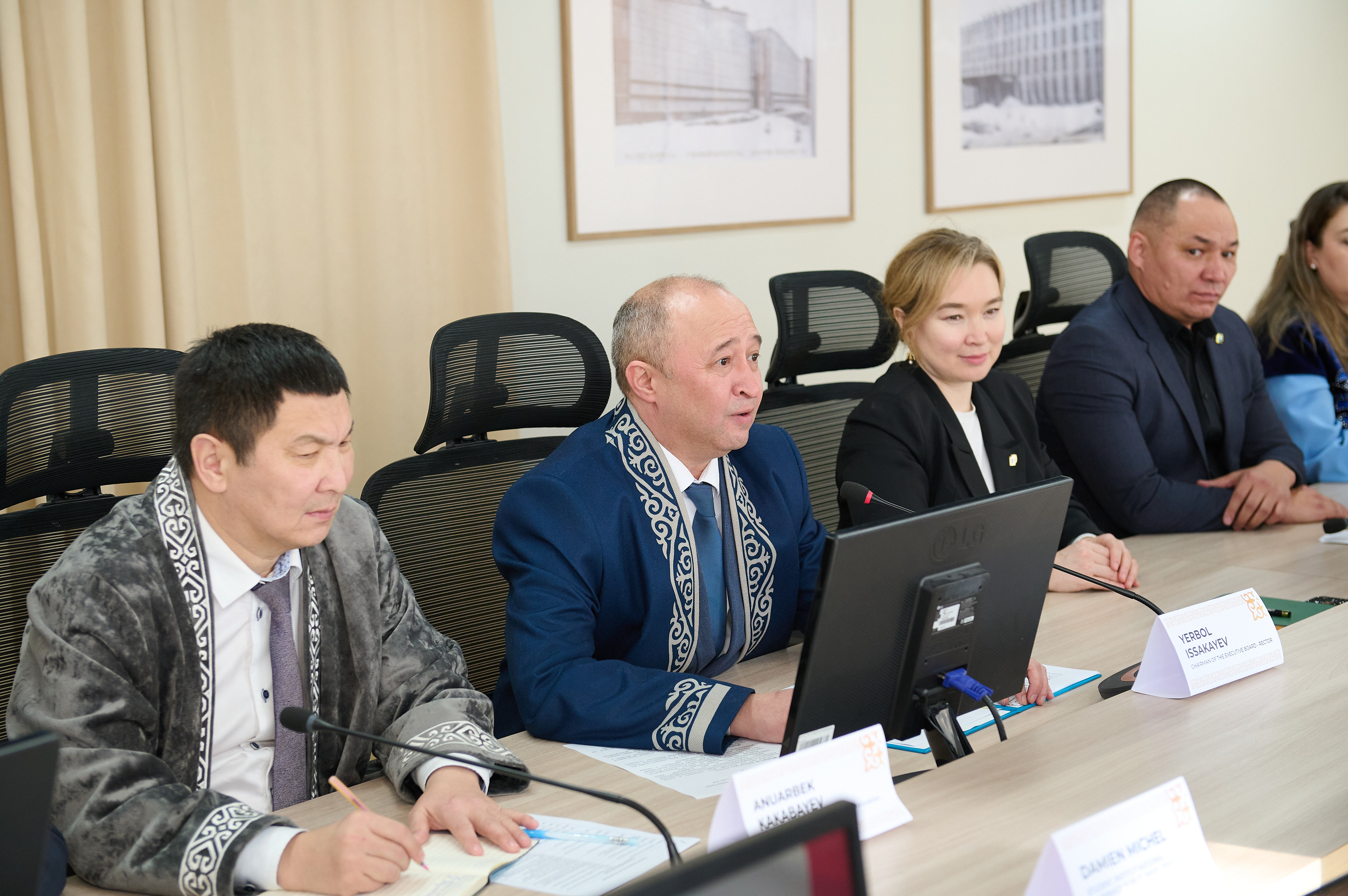 Визит Посла Франции Сильван Гиоге в Kozybayev University