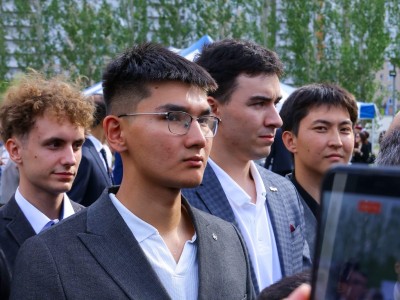 Студенты Kozybayev University на официальном приеме Посольства США