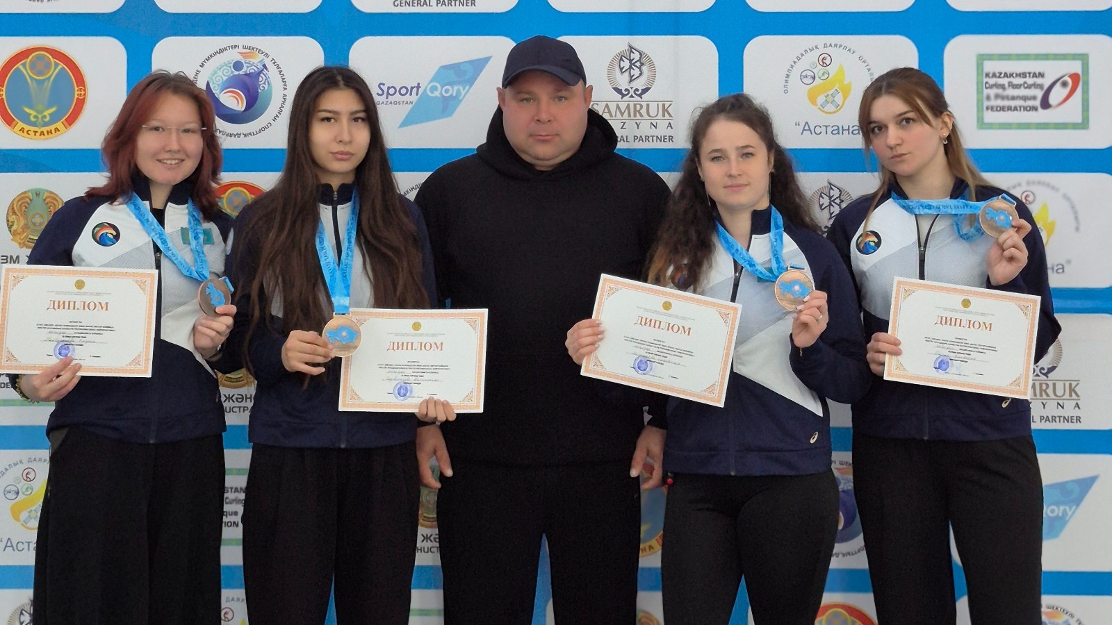 Bronze Medal at the Kazakhstan Youth Curling Championship
